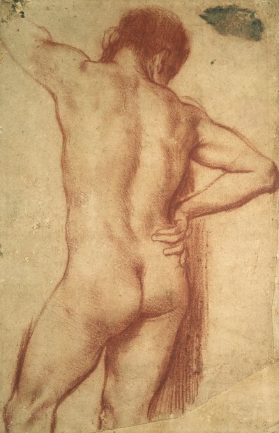 Study of a Nude Man by Annibale Carracci